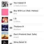 방탄 애플 뮤직 58위. 어그<b>로들</b> 어디감?