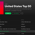 방탄 스포티파이 메인 차트 5위 ㄷㄷ