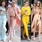 '오늘은 뭐 입지?' 위아래 걱정 하지 말고 해외 셀럽들의 깔맞춤...