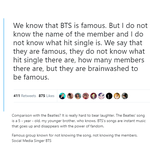 [댓글부탁해] 어떤 미국인의 <b>BTS</b> 팩트폭력.JPG