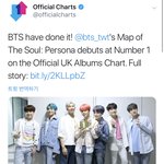 [방탄소년단] <b>영국</b> 앨범 차트 공식1위!!