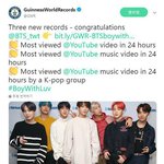[댓글부탁해] 방탄소년단, 신곡으로 英 기네스 3개 부문 신기록