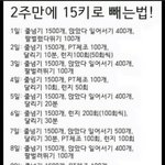 다이어트 중임 1일<b>차야</b>