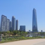 송도 동북아<b>무역</b>타워 300M 에서 바라본 전경