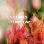 [너가봤으면] 당신이 나 때문에 행복했으면 좋겠습니다.