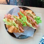 [내가한요리] 혼밥)<b>크로와상</b> 스파이시 샌드위치