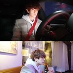 [EXO] 퍄하 백현이 안전벨트랑 <b>핸들</b>봐