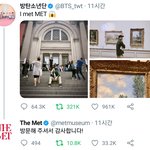 [방탄소년단] 남준이가 간 미술관 공계에서 한국어로 <b>답글</b> 달아줌