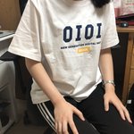내 오아이오아이 <b>반팔</b>티 보고가 ㅎㅎ