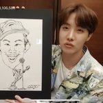 [방탄소년단] 캐리<b>커쳐</b>에 충격받아써 램지 ㅋㅋㅋㅋㅋ