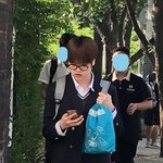 <b>등교</b>하는 중학생 남도현