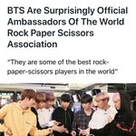 [<b>방탄소년단</b>] <b>BTS</b> 세계 가위바위보협회 대사 임명