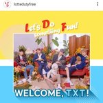 [TXT사진] <b>롯데</b>면세점 인스타 오늘부터1일이다 냠!