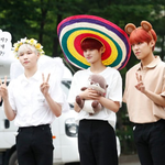 팬싸템 착장하고 출근하는 남돌