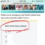 [방탄소년단] 세상에 완전 지고있다 투표좀 ㅠㅠㅠㅠㅠ