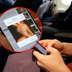 기내에서 '에어드롭'으로 야한 사진 받은 여성을 위해 승무원이 한...