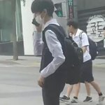 [프듀X] 오늘자 김민규 영동고 목격짤