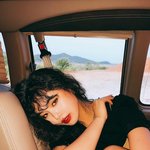 여자아이들 뮤비촬영장 셀카