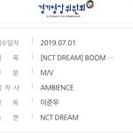 [NCT] 드림 뮤비 촬영 지원에 노래제목 써있어서 봤더니