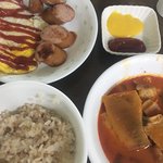 나 아침밥 먹는다