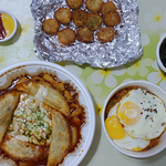 <b>이집</b> 김치볶음밥이랑 떡볶이 핵존맛