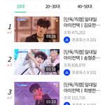 [프듀X] 참<b>각막</b> 급식픽