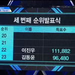 [프듀X] 이진우 <b>탈락</b>