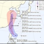 5호 태풍 다<b>나스</b> 장마전선에 힘 실어주나
