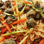 점심은 비빔면 + 골뱅~