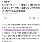 [방탄소년단] 가장 <b>지속</b> 가능한 미래 리더 1위 방탄 그리고..