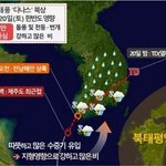 [댓글부탁해] 태풍 따라서 같이 올라오는 놈