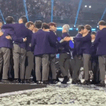 [프듀X] 어제자 구정모 앰들 눈물버튼.gif