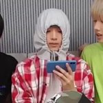 [NCT] 애들아 해찬 빨간체크후드<b>남방</b>