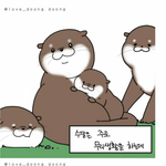 [유머감동] 수달의 자식사랑...마지막사진 심쿵, 졸귀