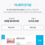 [방탄소년단] 고생 많았어 전 <b>부문</b> 1위