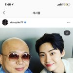 [프듀<b>X</b>] 이진혁 <b>돈</b>스파이크 인스타에 올라옴