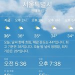 [댓글부탁해] 현재 체감 온도(서울기준)