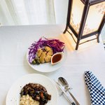 [내가한요리] 혼밥)간단한 순살 치킨, 매운 짜장<b>덮밥</b>