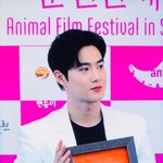 [EXO] 준면이 꾹꾹 <b>핸드</b>프린팅 찍는거 귀여웤ㅋㅋ