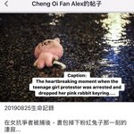 <b>체포</b> 된 여고생 홍콩 아미가 떨어뜨린 물건...