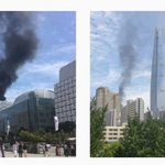 서울 제2<b>롯데</b>월드 타워 인근 화재 우려