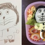 딸과 아빠가 함께 만든 도시락