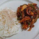 <b>박막례</b> 할머니 오징어 비빔국수 만들었어요 (꾸르맛)