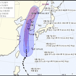 [모두드루와] 제13호 태풍 <b>링링</b> 이동경로 예보 변화