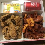 <b>또래</b>오래 핫양념반 갈릭반 맛있다 야들아..