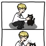 [강다니엘] 강다니엘 코스모폴리탄 냥이팬<b>아트</b>
