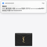 야 중2가 생로랑 지갑쓰는거 ㅂㄹ임..?