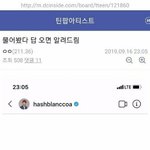 해쉬<b>스완</b>한테 디엠 보낸 거 남연갤임