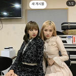 블핑 로제 <b>인별</b>에 마일리가 좋아요 누름