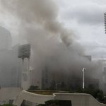 동대문 의류상가 대형화재.13시간째 진화중